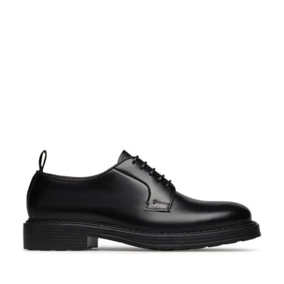 Scarpe Derby in Pelle Nera Classiche