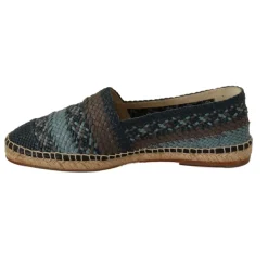 Scarpe Espadrillas Slip On Buffalo Blu Grigio