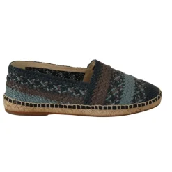 Scarpe Espadrillas Slip On Buffalo Blu Grigio