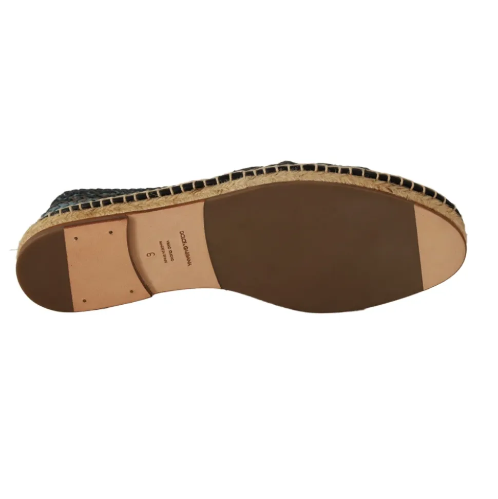 Scarpe Espadrillas Slip On Buffalo Blu Grigio