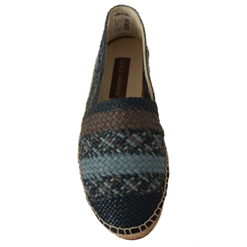 Scarpe Espadrillas Slip On Buffalo Blu Grigio