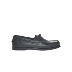 Scarpe Nautico Docksides Portland Nere