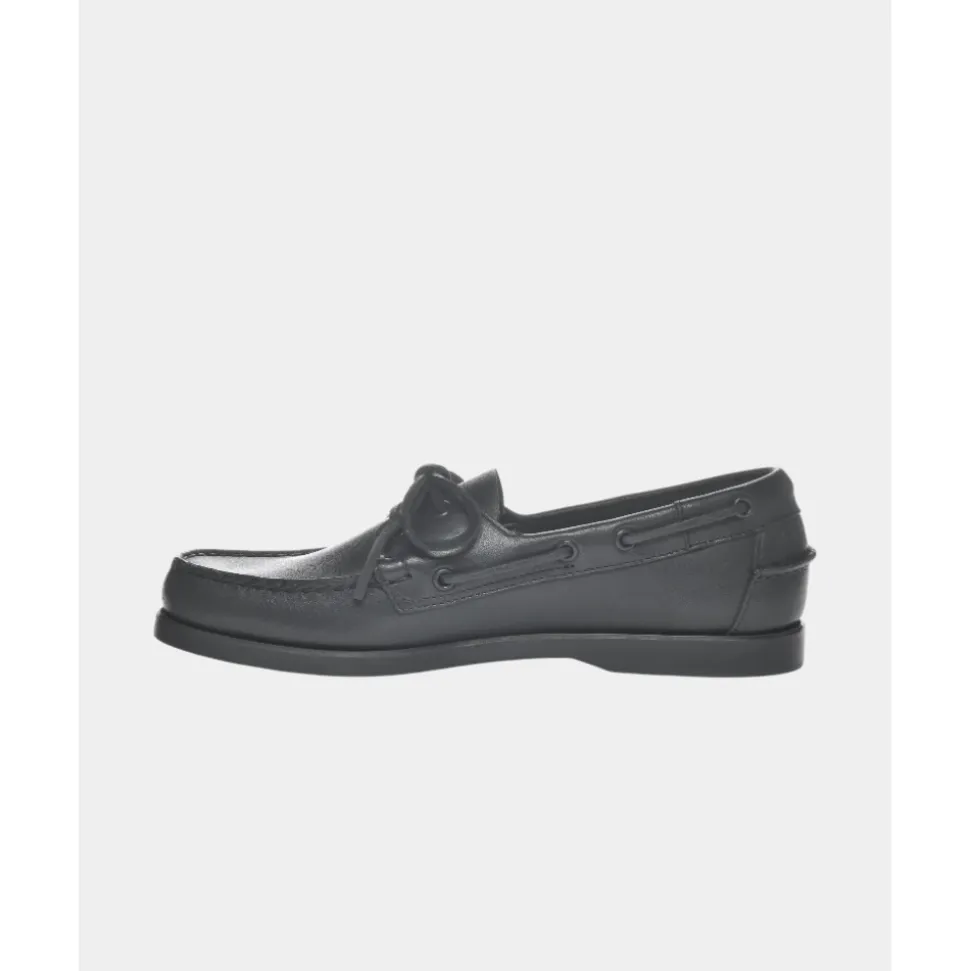 Scarpe Nautico Docksides Portland Nere