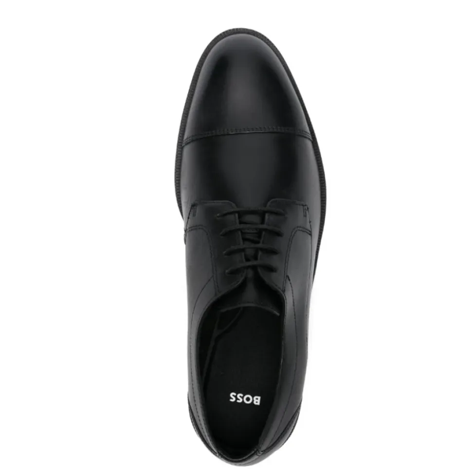 Scarpe nere stile Derby con lacci