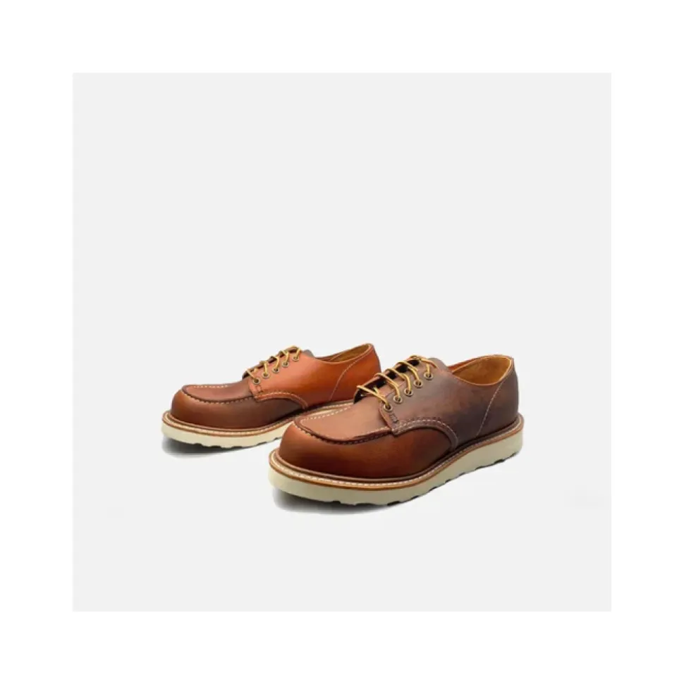 Scarpe Oxford Moc in Rame