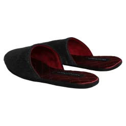 Scarpe slip on in pelliccia sintetica nera