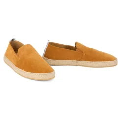 Scarpe slip-on eleganti in pelle scamosciata