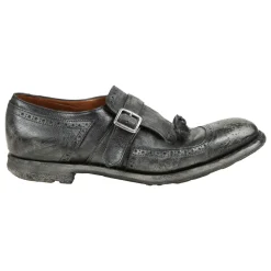 Scarpe stringate con fibbia