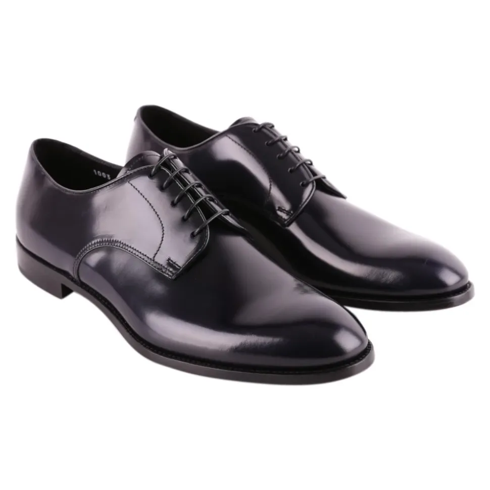 Scarpe stringate in pelle