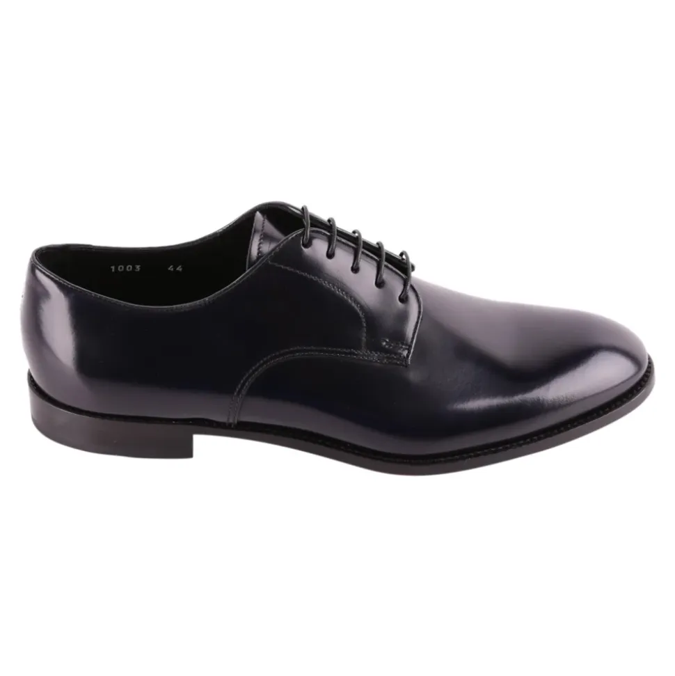 Scarpe stringate in pelle