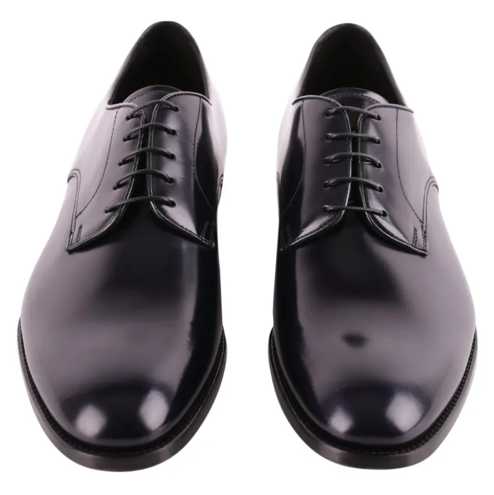 Scarpe stringate in pelle