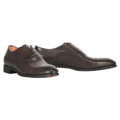 Scarpe stringate in pelle