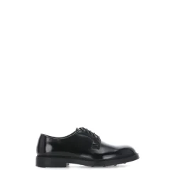 Scarpe Stringate in Pelle Nere