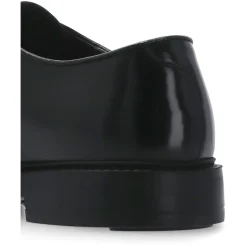 Scarpe Stringate in Pelle Nere