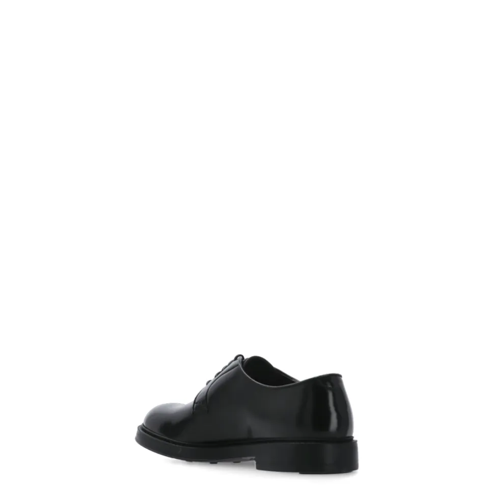 Scarpe Stringate in Pelle Nere