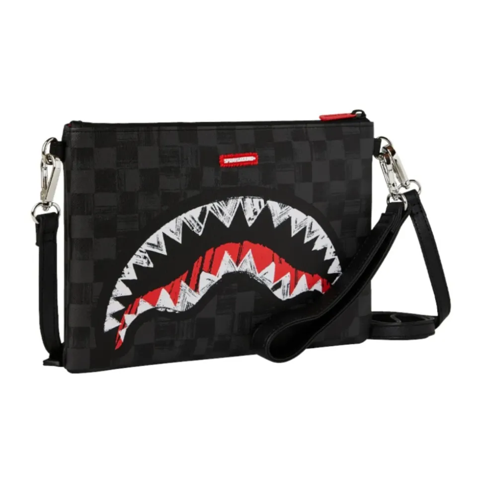 Scribble Shark Crossover Clutch