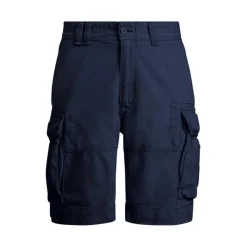 Short Cargo Blu Vestibilità Rilassata