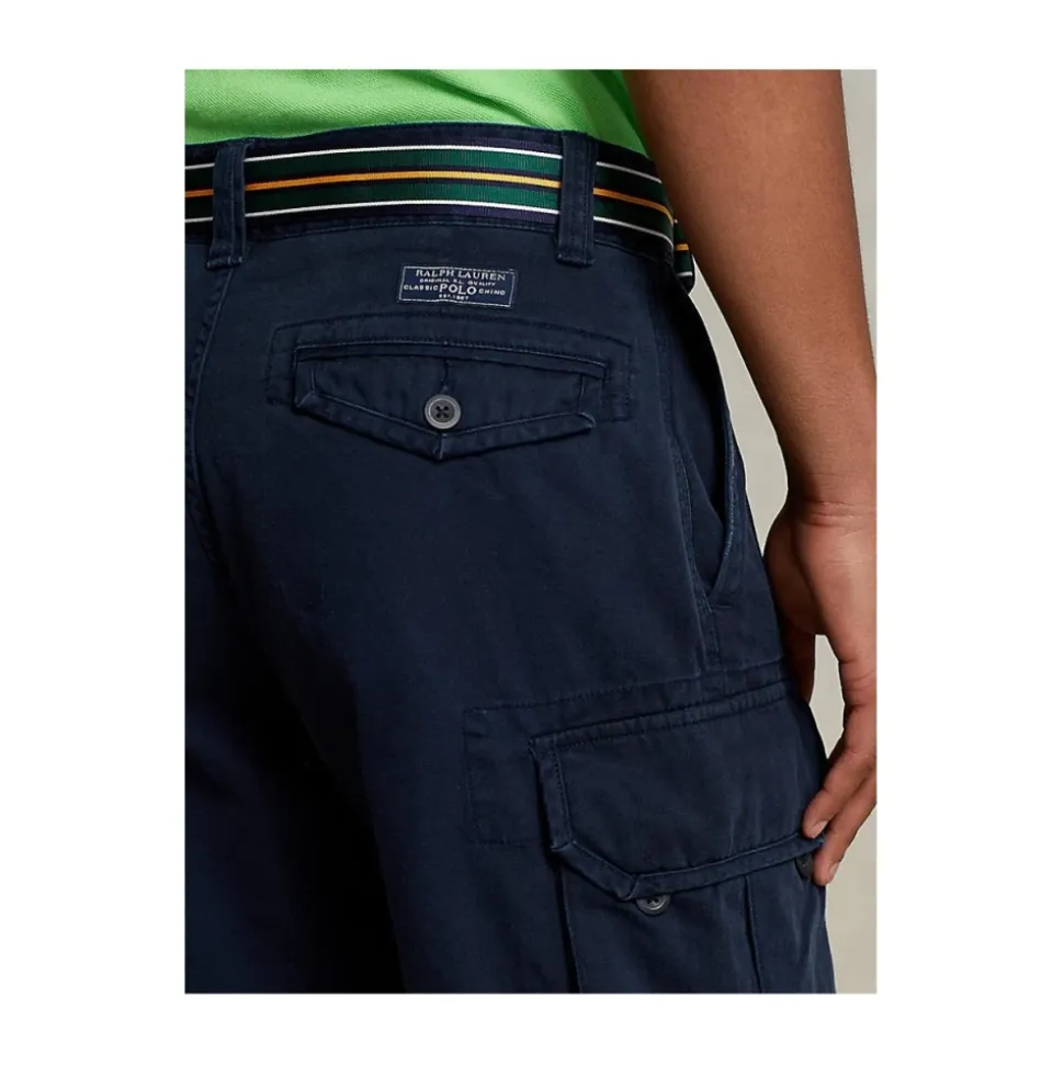 Short Cargo Blu Vestibilità Rilassata