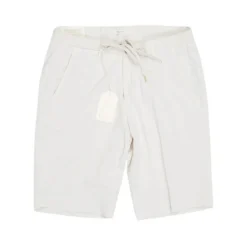 Shorts Bermuda crema con tasche