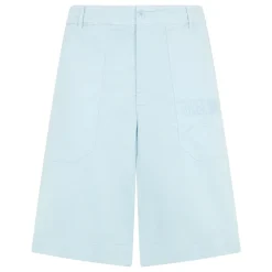 Shorts con Dettaglio Logo Ricamato