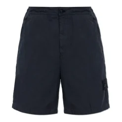 Shorts con patch logo