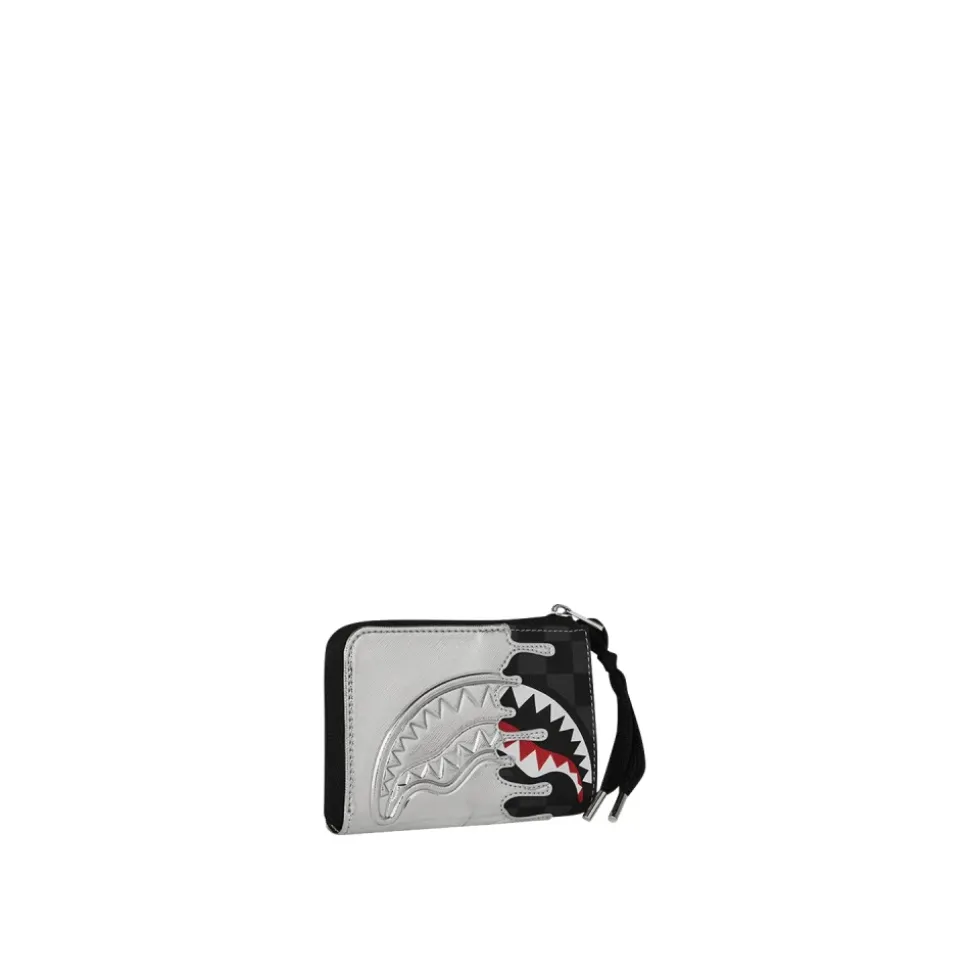 Silver Side Drip Wallet
