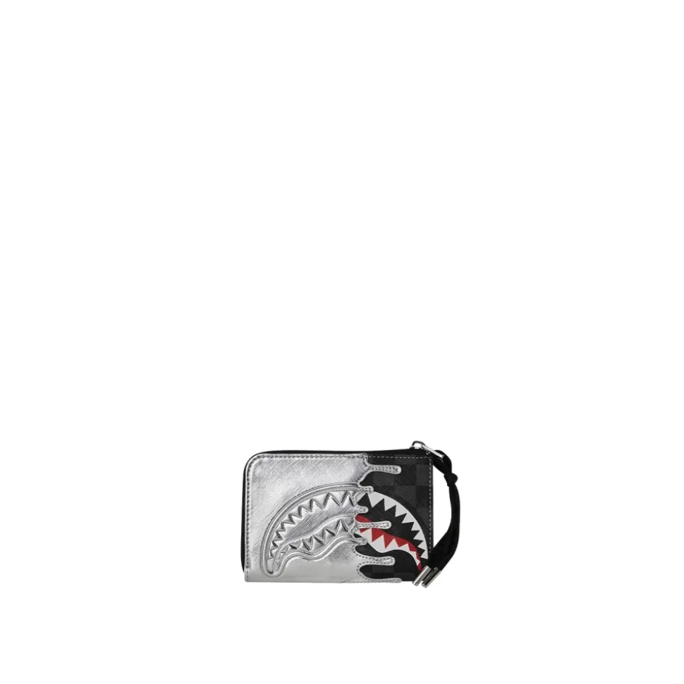 Silver Side Drip Wallet