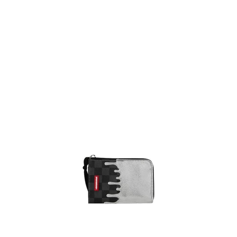 Silver Side Drip Wallet