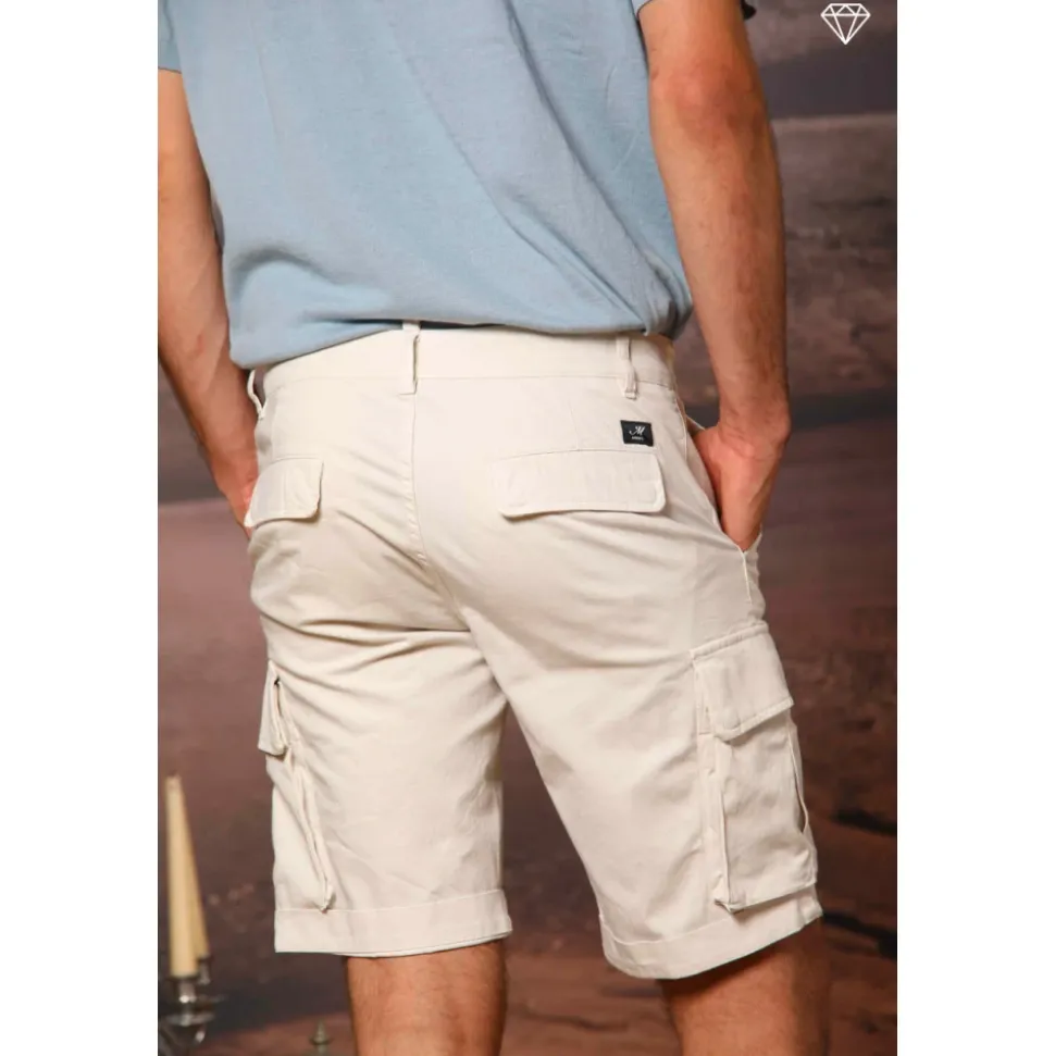 Slim Fit Cargo Bermuda Shorts