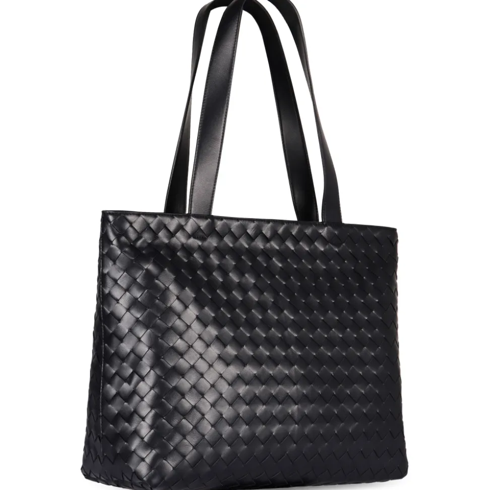 Small Intrecciato Zipped Tote