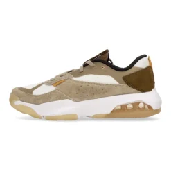 Sneaker Basse Kaki/Bianco/Verde Oliva Chiaro Riflettente