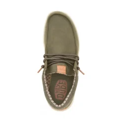 Sneaker Classico con Tomaia in Nabuk