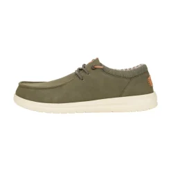 Sneaker Classico con Tomaia in Nabuk