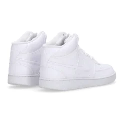 Sneaker in Pelle Bianca con Logo Ricamato