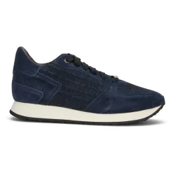Sneakers in pelle e denim