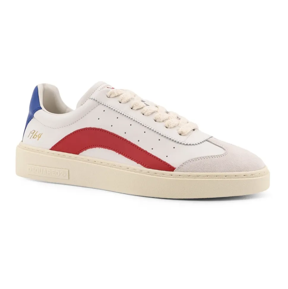 Sneakers in pelle italiana con logo