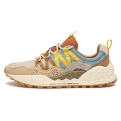 Sneakers in suede e tessuto tecnico WASHI MAN