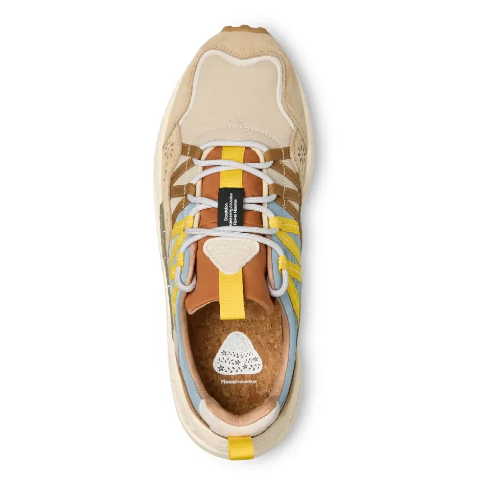 Sneakers in suede e tessuto tecnico WASHI MAN