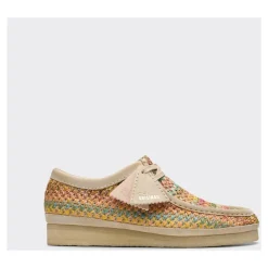 Sneakers Wallabee Raffia Multicolore