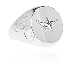 Star-engraved Ring