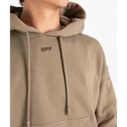 Stitch Skate Hoodie Beige