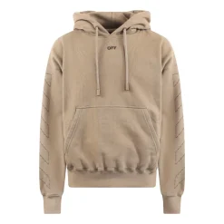 Stitch Skate Hoodie Beige