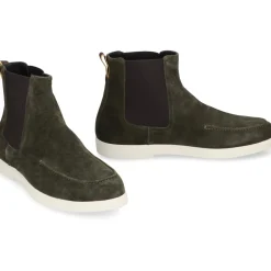 Stivaletti Chelsea in camoscio con inserti elastici