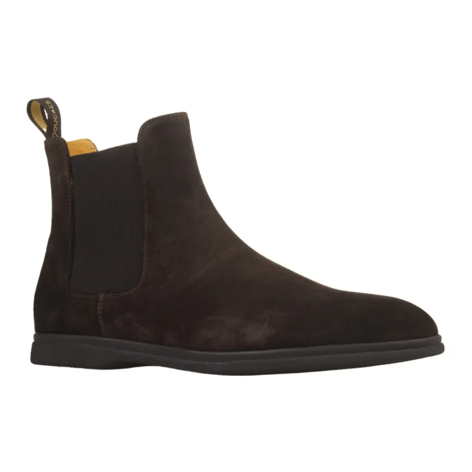 Stivaletti in Camoscio Marrone Stile Beatles