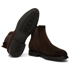Stivaletto Chelsea in Morbida Pelle Scamosciata