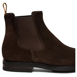 Stivaletto Chelsea in Morbida Pelle Scamosciata