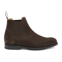 Stivali in Seta e Nylon Marrone