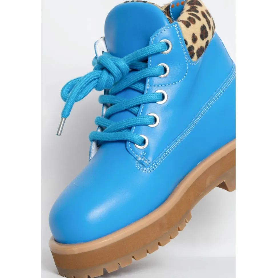 Strada Low Cheetah Boots