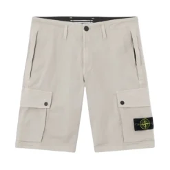 Stretch Cotton Twill Shorts