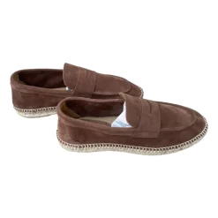 Suede Penny Espadrilles